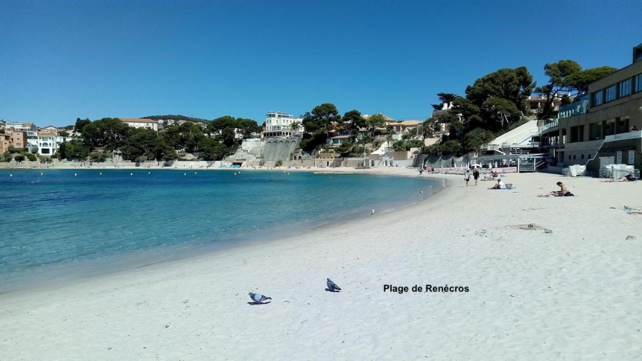 Rez-de-villa proche de la mer Saint-Cyr-sur-Mer Extérieur photo
